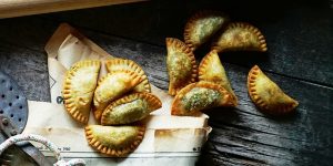 Cassoncini fritti agli spinaci