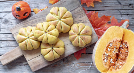 Panini di Halloween alla zucca