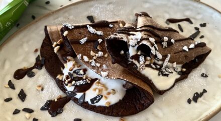 Crêpes Proteiche Avena e Cacao